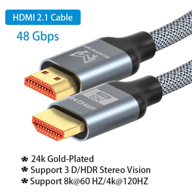 4K HDMI Cable HDMI 2.0 Ultra HD Audio Wire HDMI Splitter Digital Cord High Speed 18Gbps HDMI 2.0 Cable 4K HDR 2160P For TV  Projector Laptops Gaming