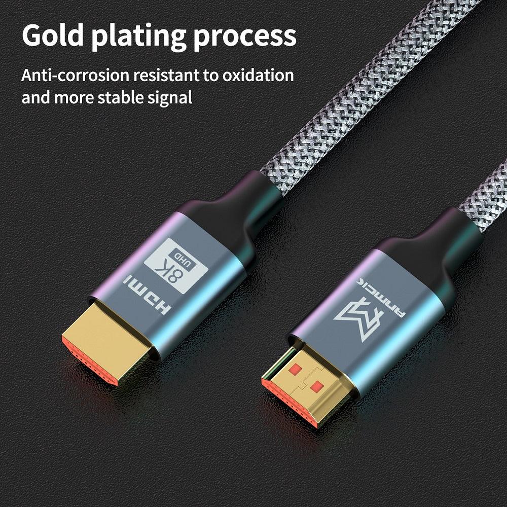 4K HDMI Cable HDMI 2.0 Ultra HD Audio Wire HDMI Splitter Digital Cord High Speed 18Gbps HDMI 2.0 Cable 4K HDR 2160P For TV  Projector Laptops Gaming